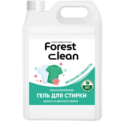 Forest Clean Гель для стирки белья "Всенняя свежесть" КОНЦЕНТРАТ