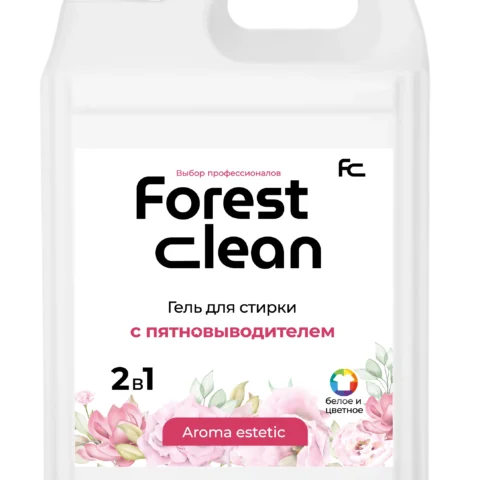Forest Clean 2в1 Гель для стирки белья с пятновыводителем "Aroma estetic"