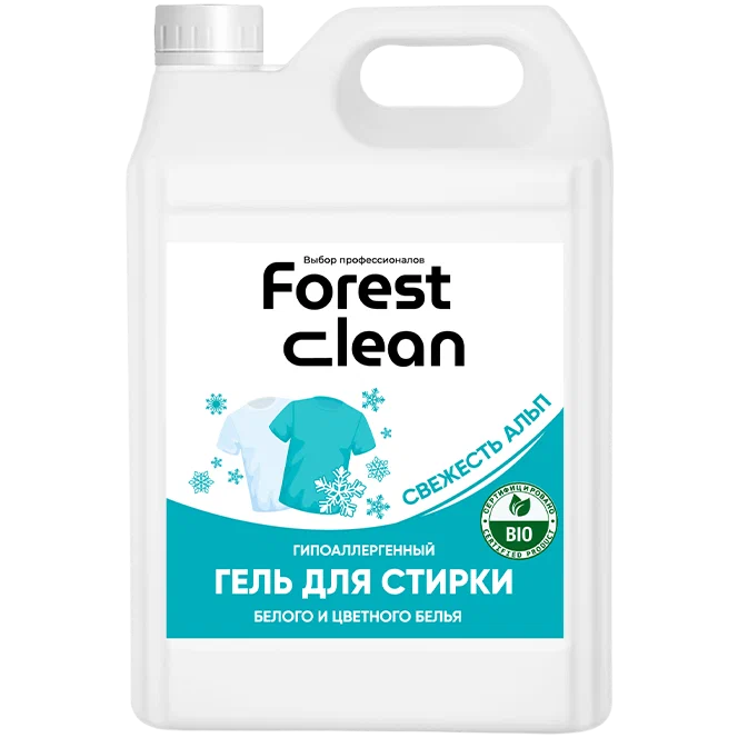 Forest Clean Гель для стирки белья "Свежесть Альп" КОНЦЕНТРАТ